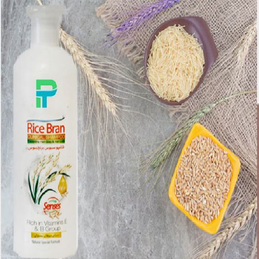 اسانس شامپو سبوس برنج RICE BRAN شرکت پیرامید تجارت ارومیه