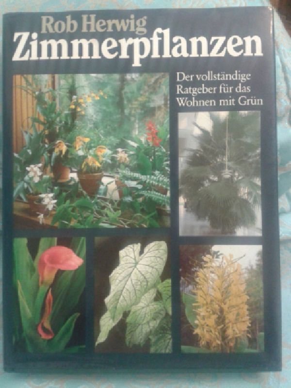 کتاب آلمانی گلها و گیاهان آپارتمانی، گلخانه ای و باغبانی