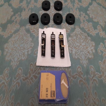 ست سوزن پیکاپ گرام فیلیپس و آداپتور تبدیل 45 دور