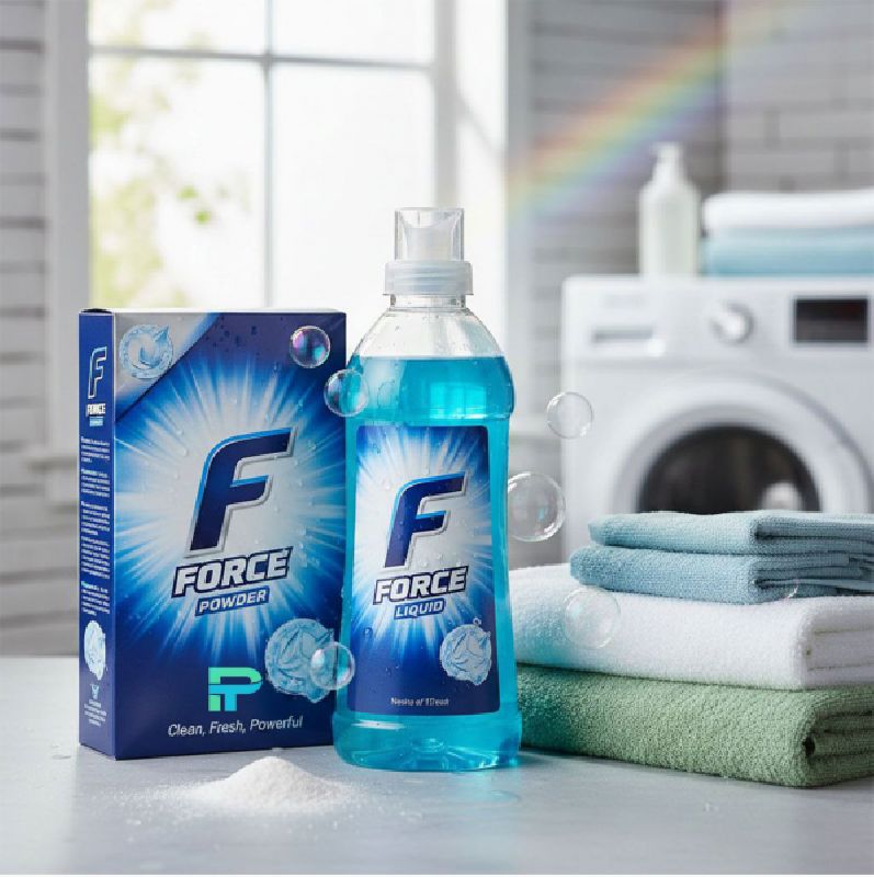اسانس پودر و مایع لباس شویی  FORCE POWDER شرکت پیرامید تجارت ارومیه